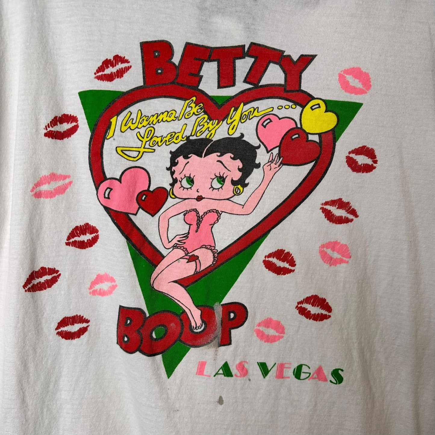 90's Betty Boop Las Vegas T-shirt Sz XL (A908)