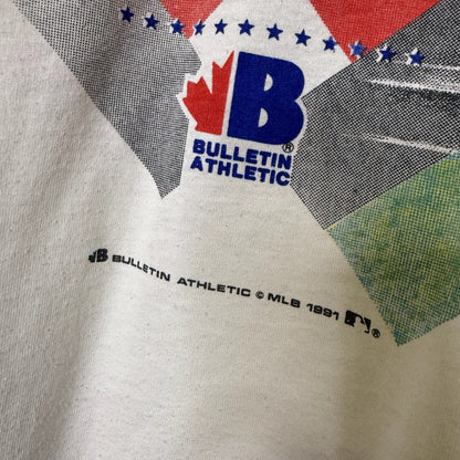 1991 Toronto MLB All Star Game Bulletin T-shirt Sz XL (B1655)
