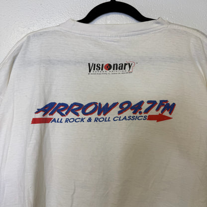 90s Washington Bullets 2Fab Weber Howard NBA Caricature T-Shirt Sz L (B2860)