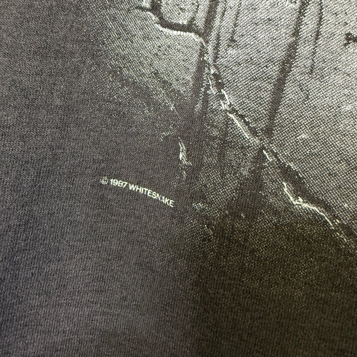 1987 White Snake Tour T-Shirt Sz M (B608)