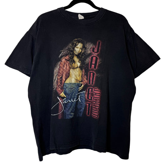 90's Janet Jackson Tour T-Shirt Sz L (B2258)