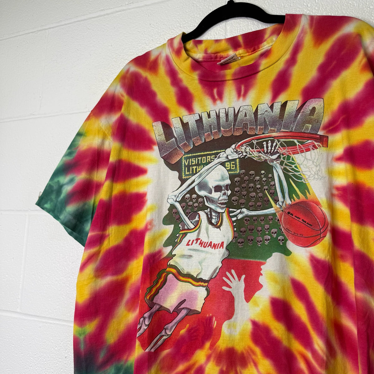 1992 Lithuania Grateful Dead Olympics AOP T-Shirt Sz XL