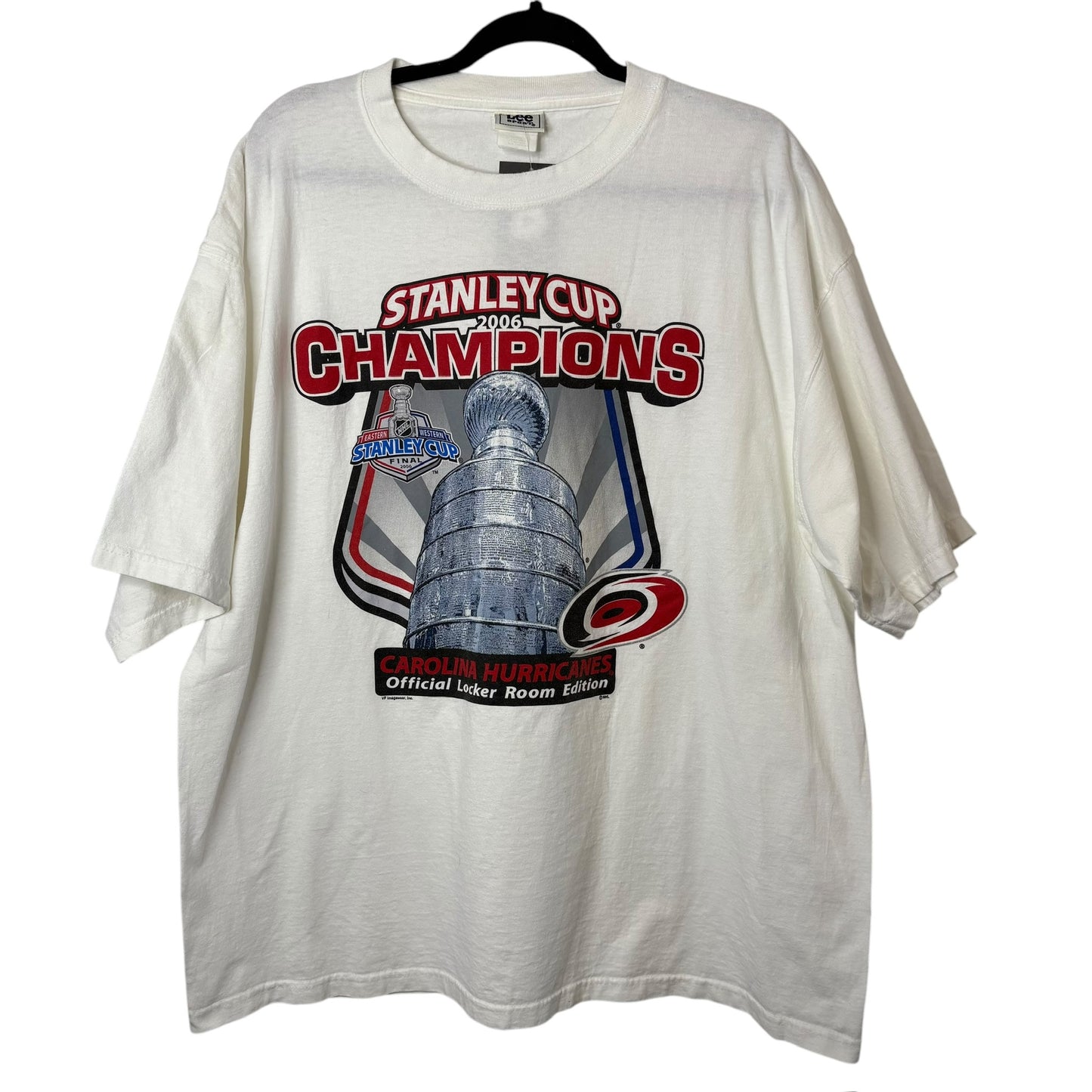 2006 Carolina Hurricanes Stanley Cup Champs T-shirt Sz XL (A7283)