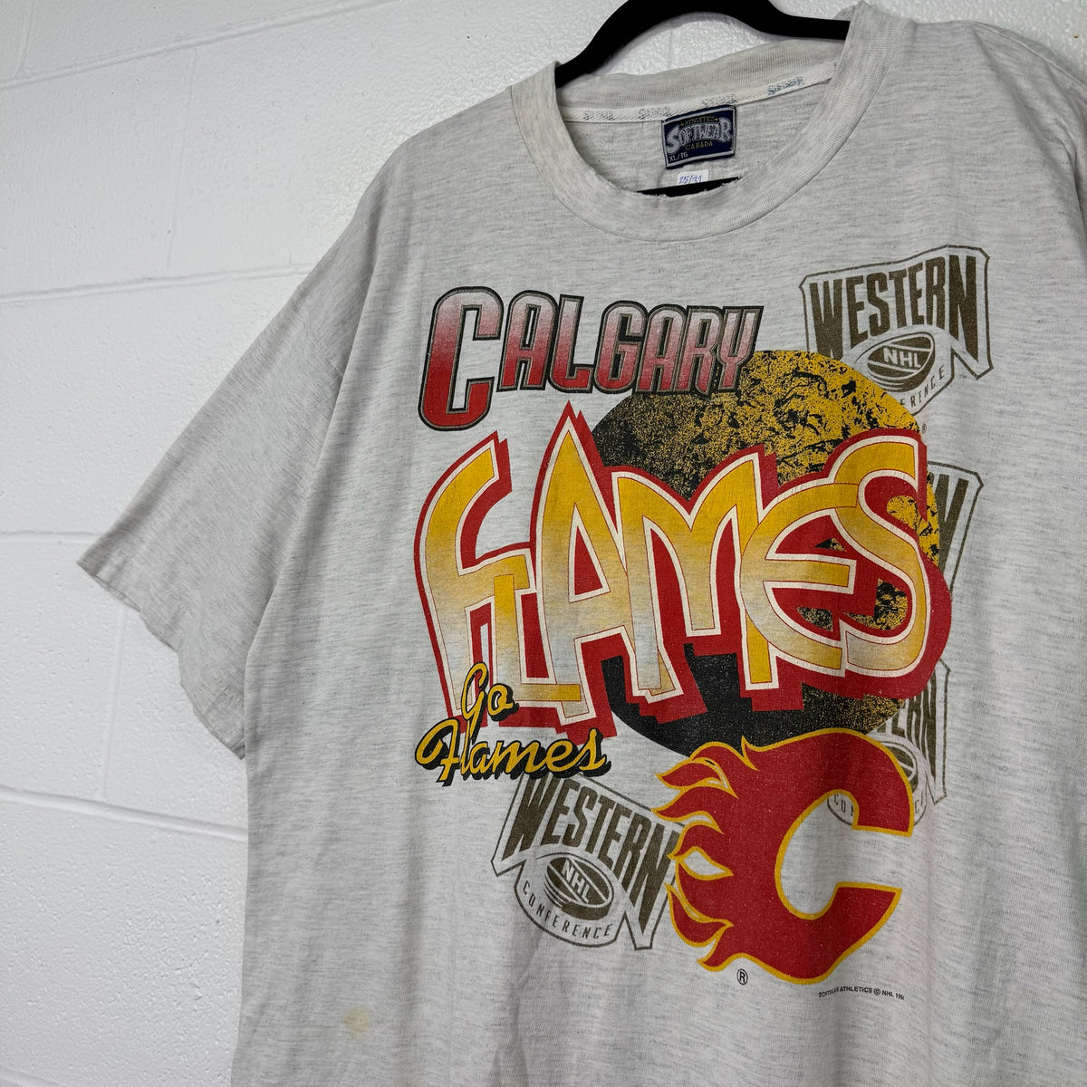 1994 Calgary Flames NHL T-Shirt Sz XL