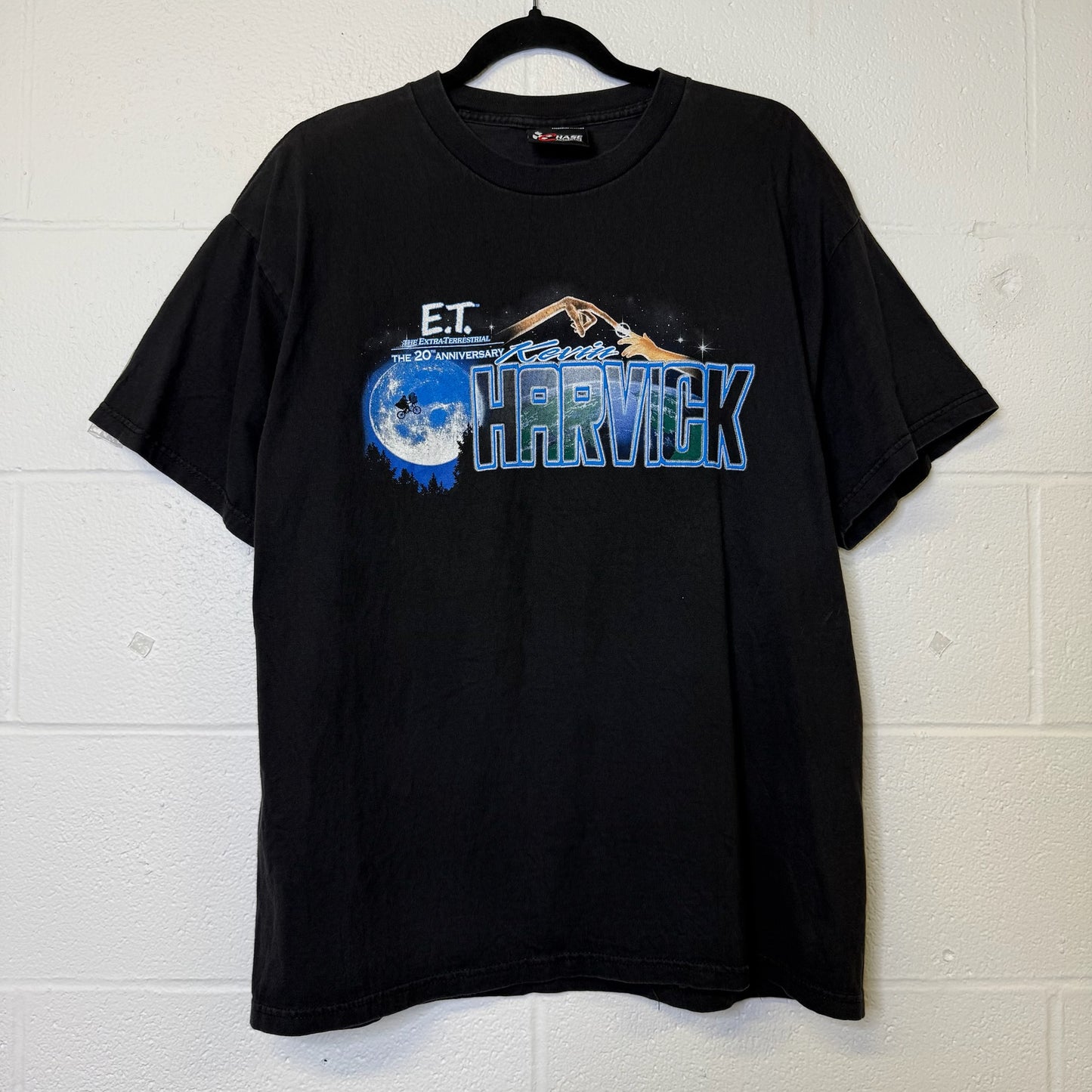 2000s Kevin Harvick E.T. Movie NASCAR T-Shirt Size M (B629)