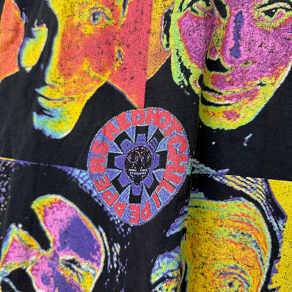 1993 Red Hot Chili Peppers RHCP Thermography Band T-Shirt Sz L