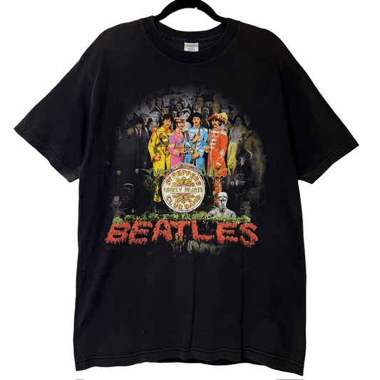 1999 The Beatles Sgt Peppers T-Shirt Sz L (B2251)