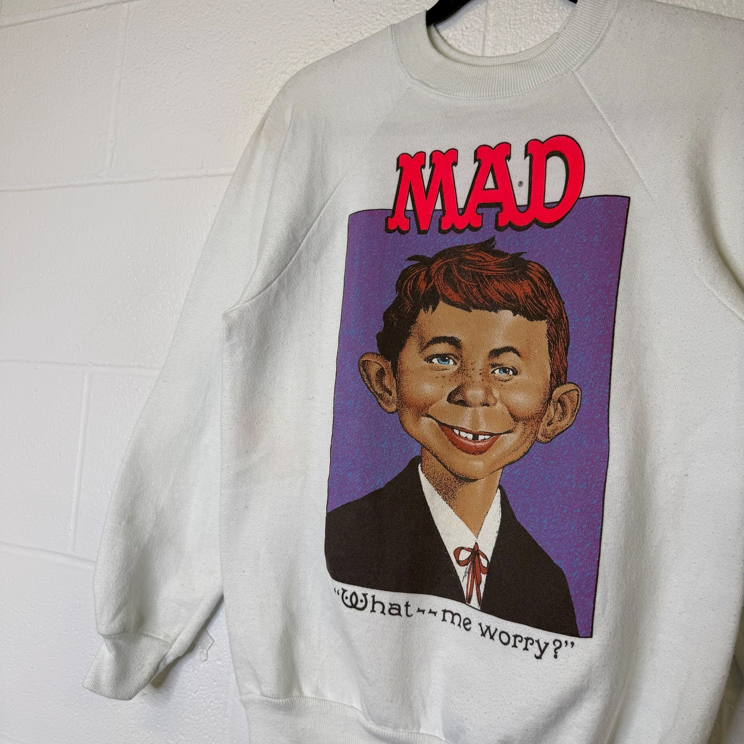 90s Mad Magazine Crewneck Sz S (B2802)