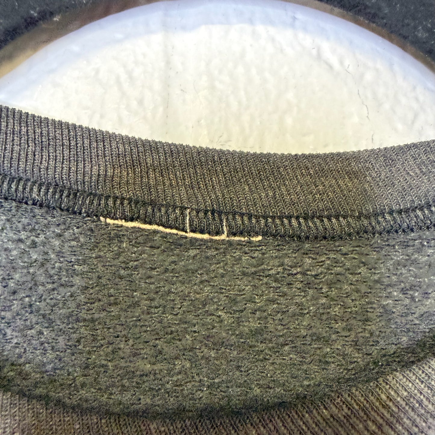 70's Harley Davidson Flag Chopped Crewneck Sz M (B459)