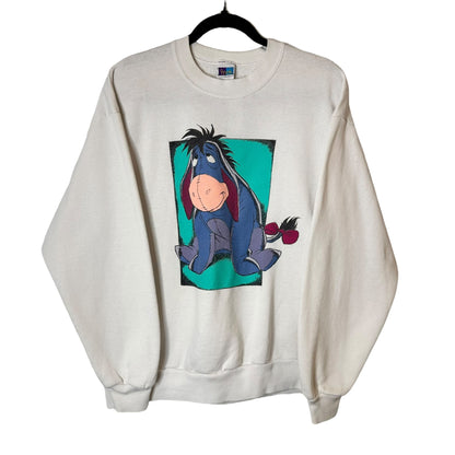 90's Winnie The Pooh Eeyore Crewneck Sz L (A7936)