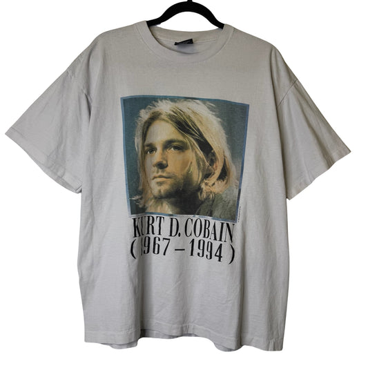 1994 Kurt Cobain Memorial Nirvana Band T-Shirt Sz XL