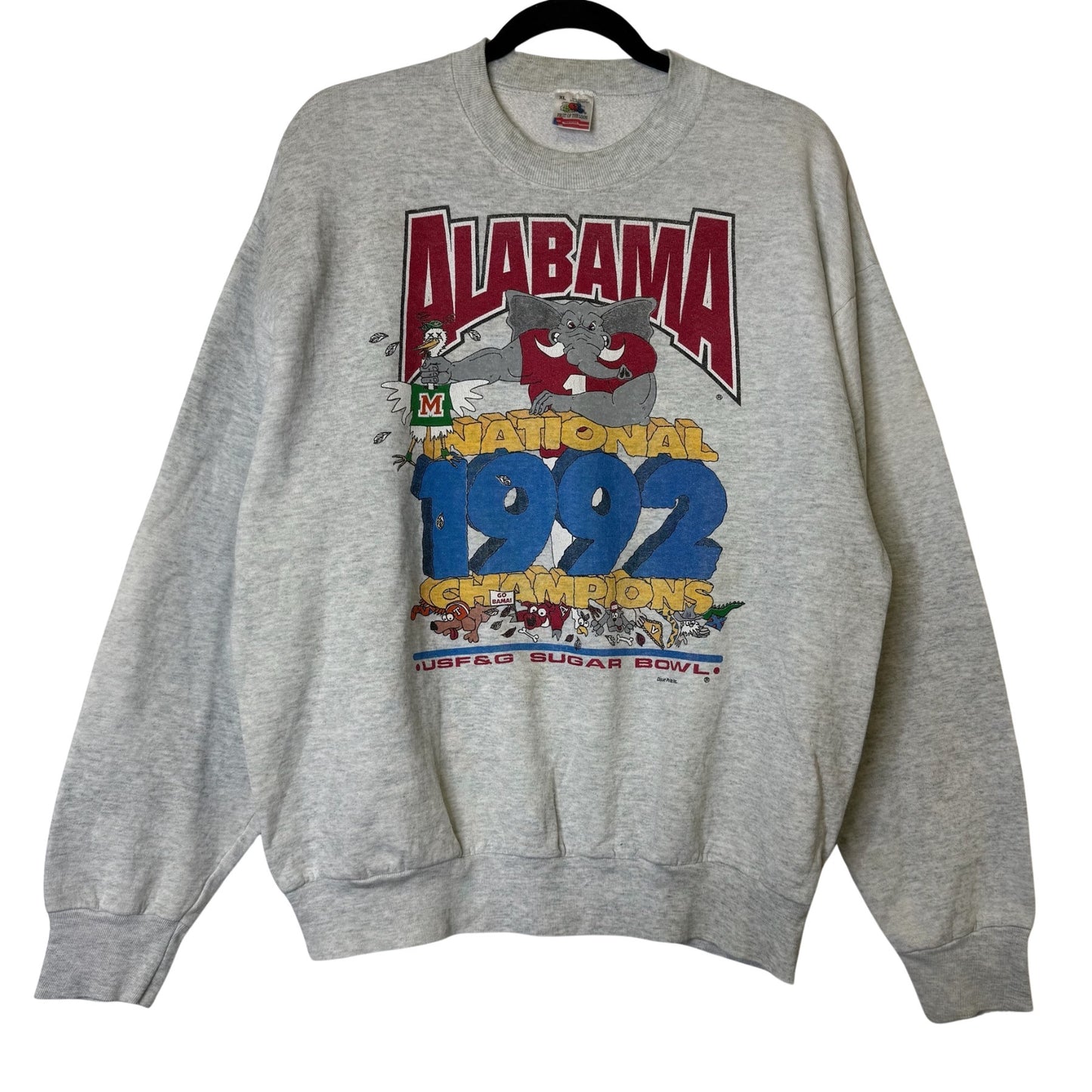 1992 Alabama USF&G Sugar Bowl Crewneck Sz XL (B2565)