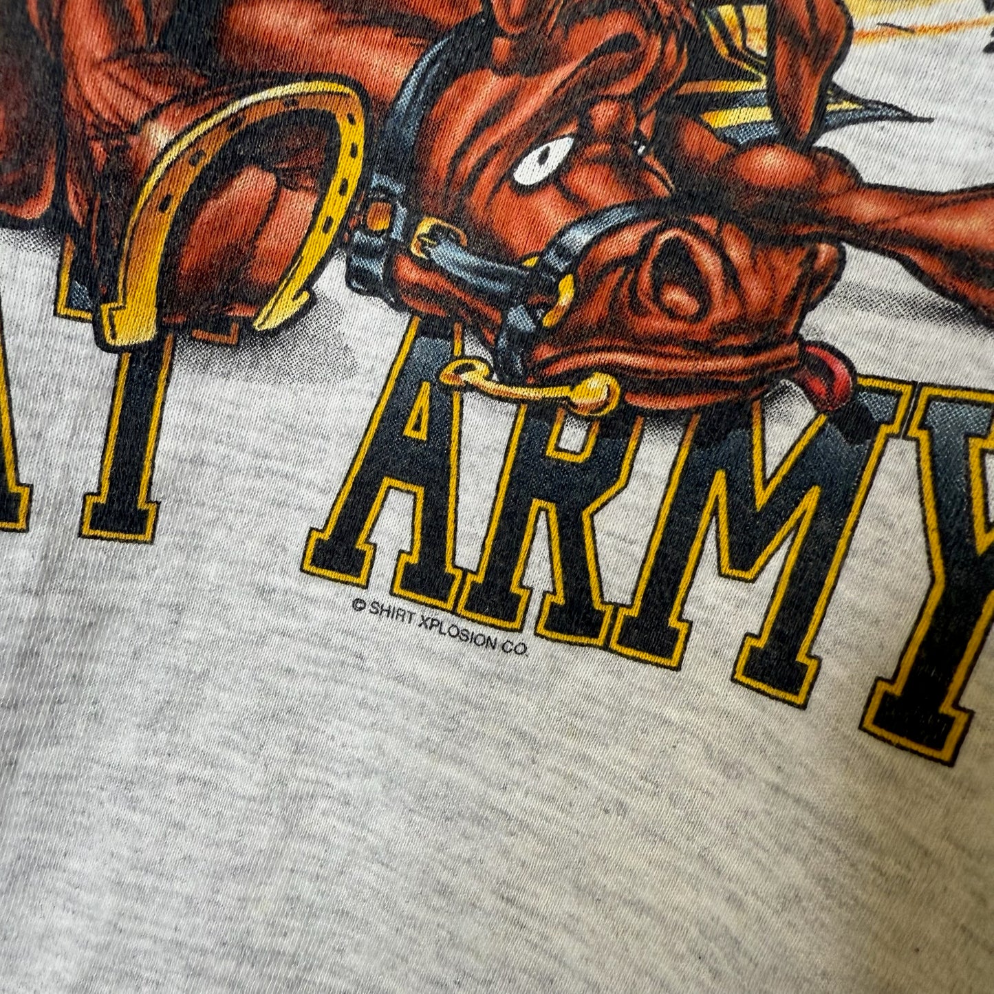 90's Navy vs Army Football NCAA T-shirt Sz L (B1586)