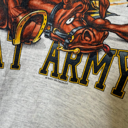 90's Navy vs Army Football NCAA T-shirt Sz L (B1586)