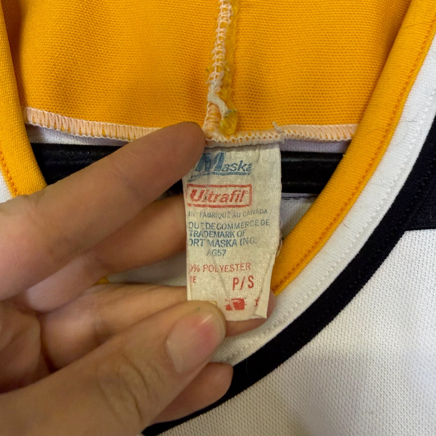 90's Pittsburg Penguins CCM Hockey Jersey Sz S (B2304)