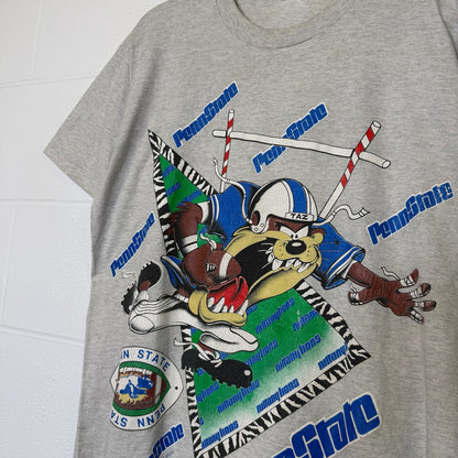 1993 Penn State Taz NCAA T-shirt Sz L (B2996)
