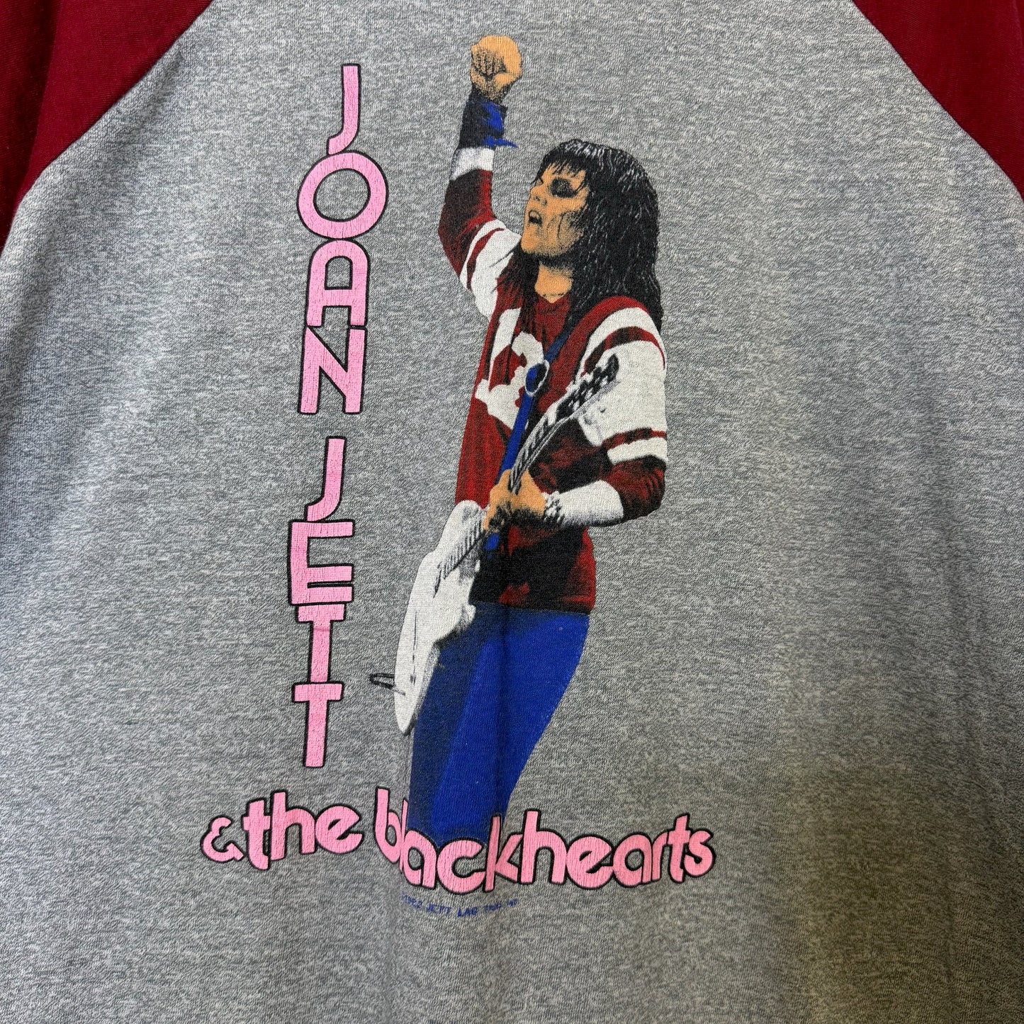 1982 Joan Jett Rock 'n' Roll Tour T-shirt Sz L (B376)
