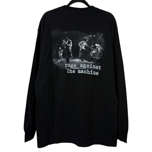 1998 Rage Against the Machine Long Sleeve Shirt Sz L