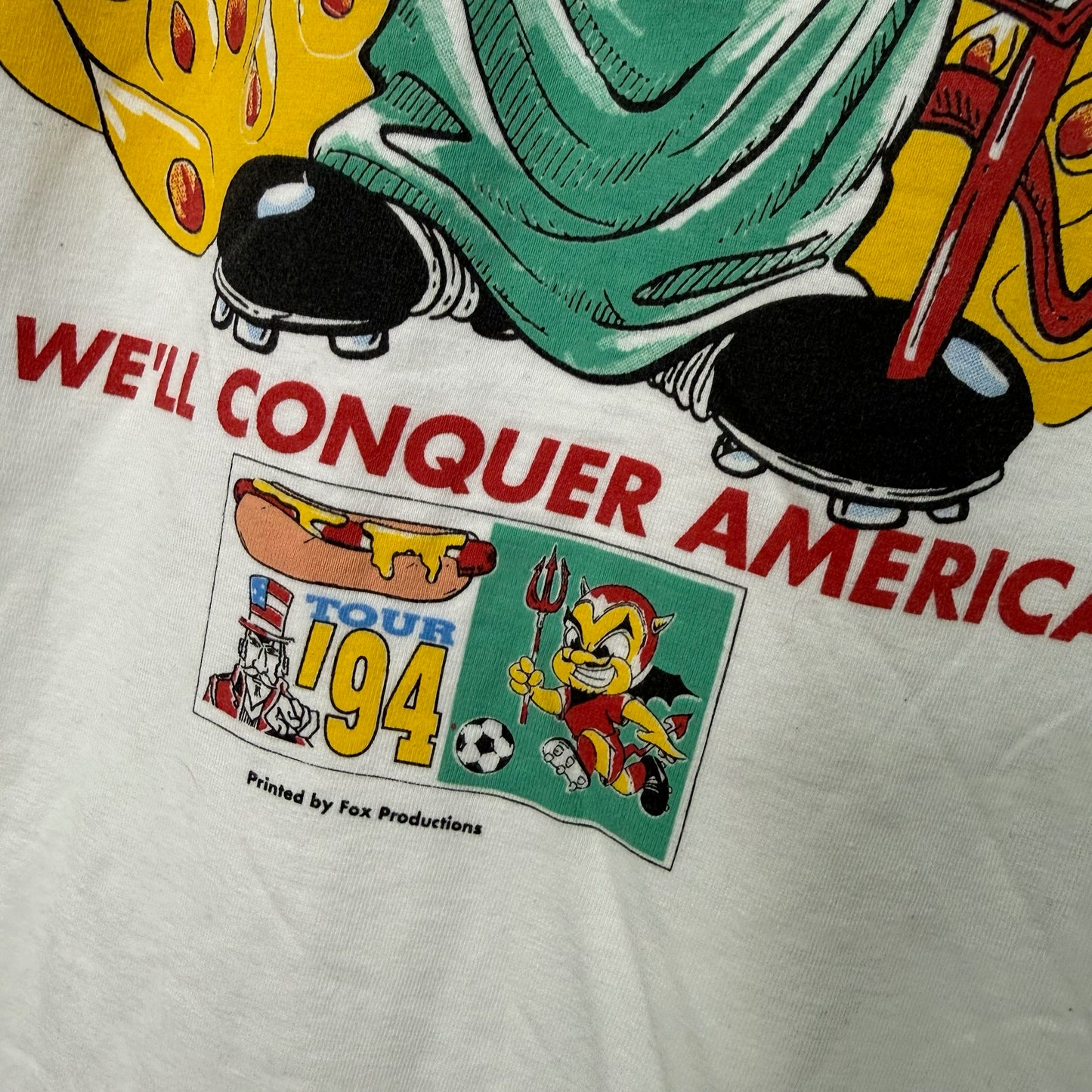 1994 World Cup Soccer Belgium T-Shirt Sz XL (B2791)