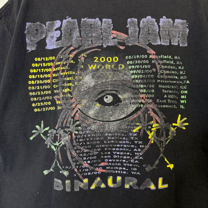2000 Pearl Jam Binaural Tour T-shirt Sz XL
