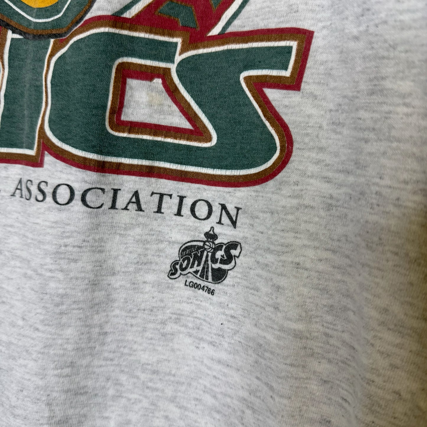 90s Seattle Super Sonics NBA T-Shirt Sz XL (B2852)