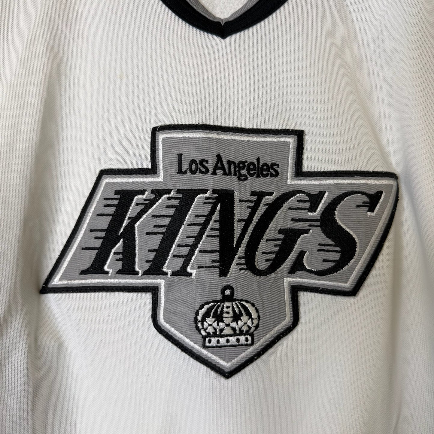 90's Los Angeles LA Kings NHL Hockey Jersey CCM Sz L (B1985)
