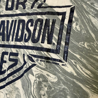 1992 Harley Davidson Marble Dye T-Shirt Sz XL (B2266)