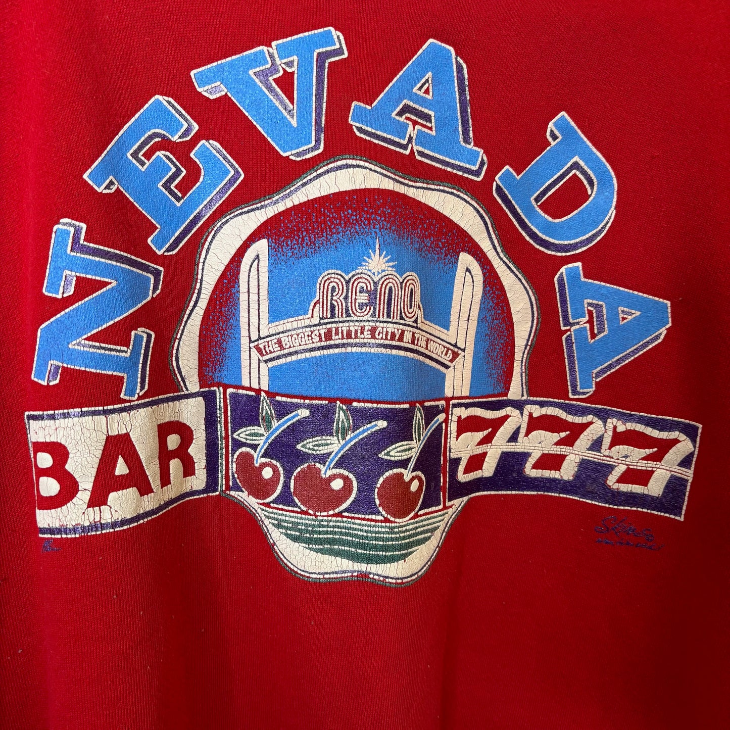 90s Reno Nevada Crewneck Sz L (A8007)