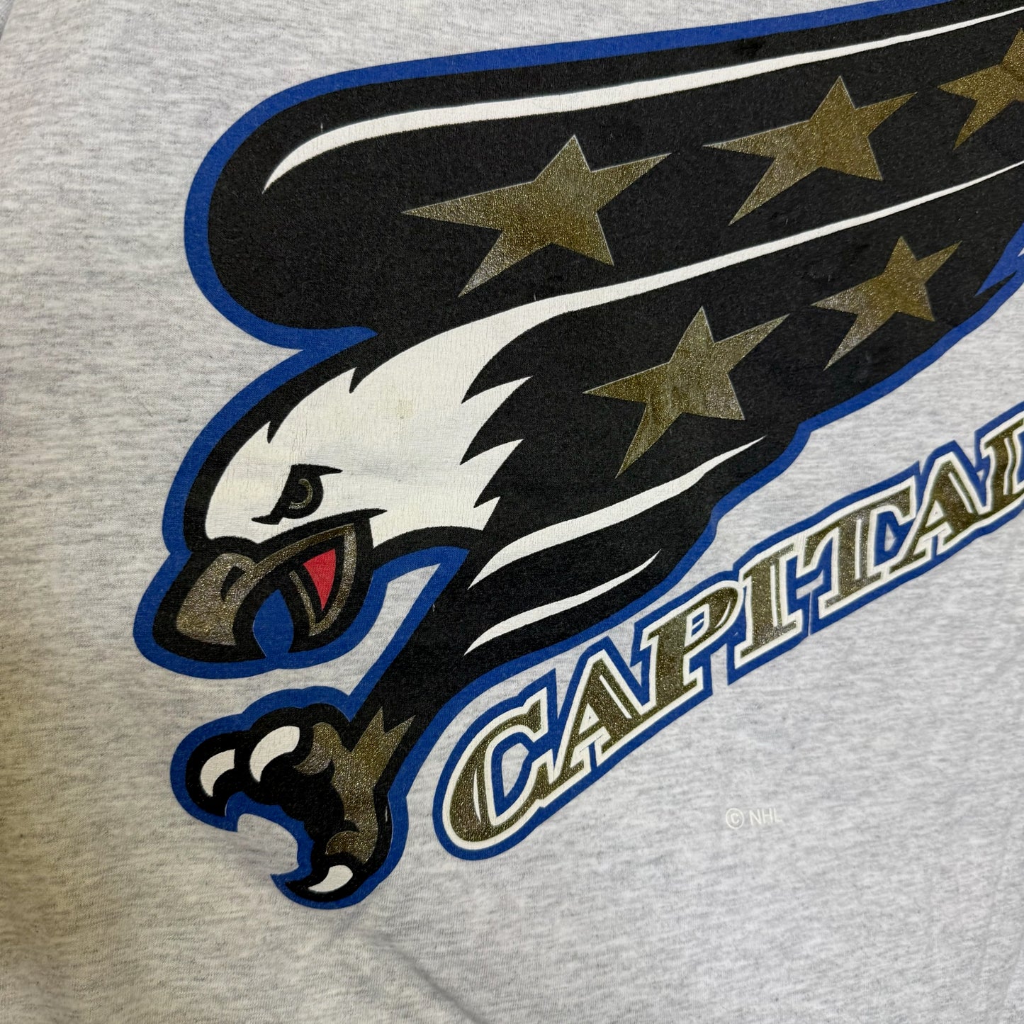 90s Washington Capitals NHL Starter T-shirt Sz XL (B2912)