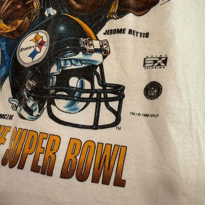 1996 Pittsburgh Steelers NFL Xplosion Caricature T-Shirt Sz 3XL (B1118)