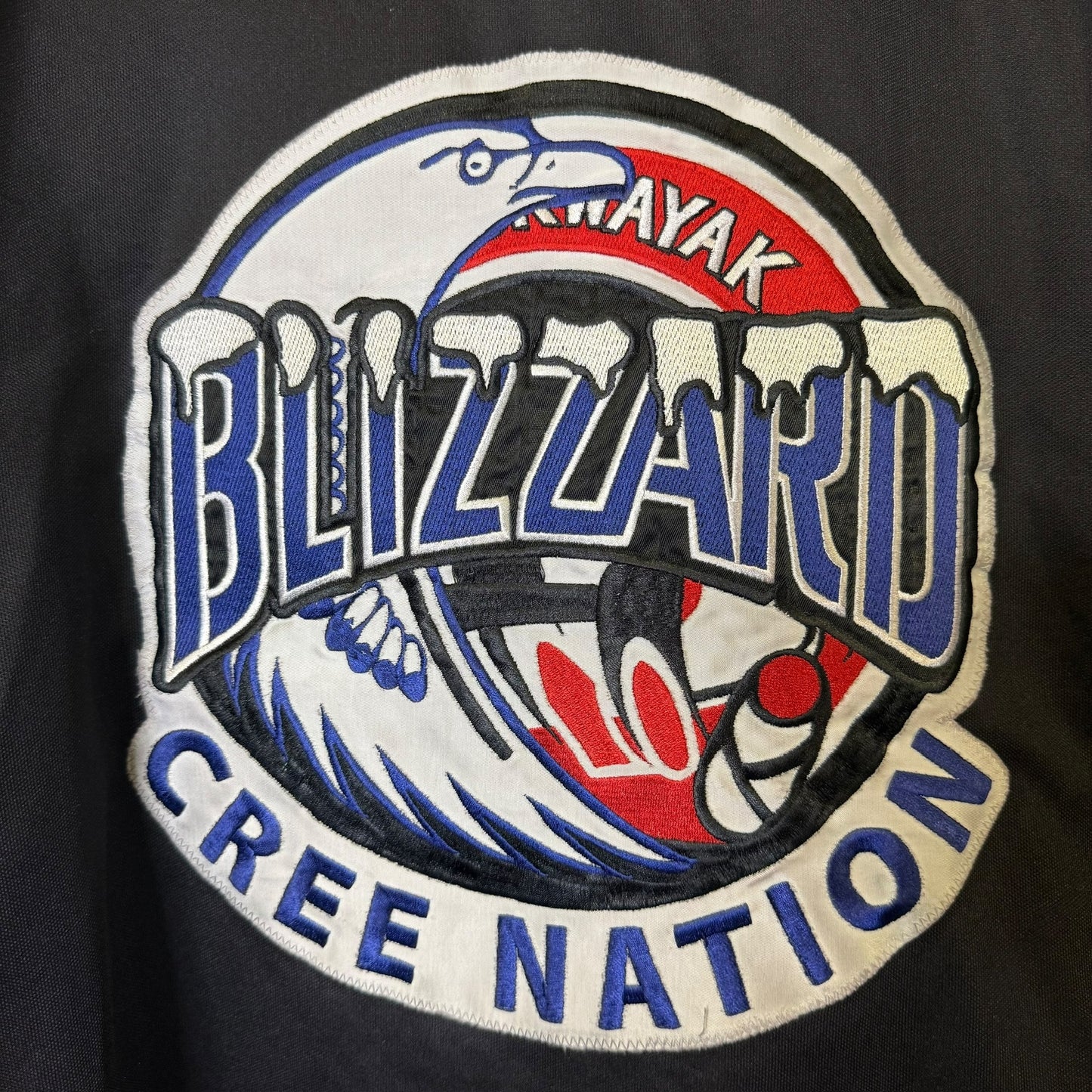 2000s Opaskwayak Blizzard Cree Nation Manitoba Junior Hockey Jersey