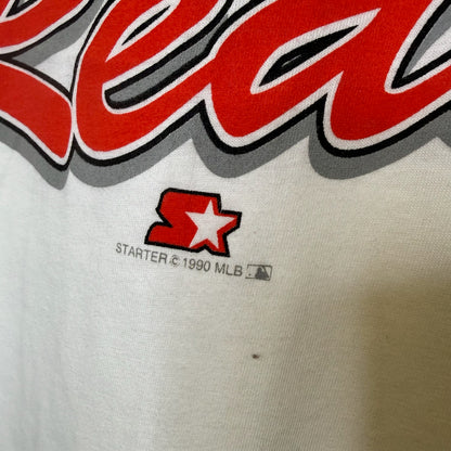 1990 Cincinnati Reds World Series Champions MLB T-Shirt Sz L (B2871)