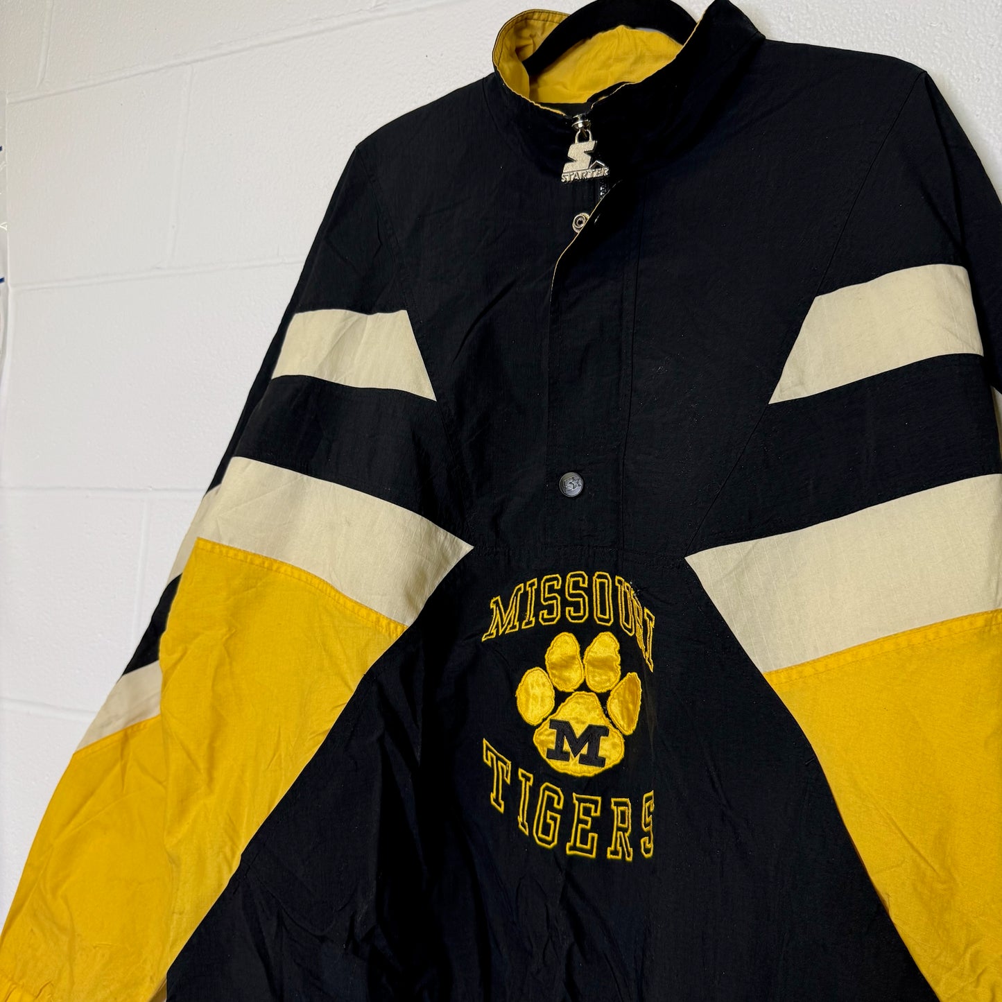 90's Missouri Tigers NCAA Starter Jacket Sz XL (B2985)