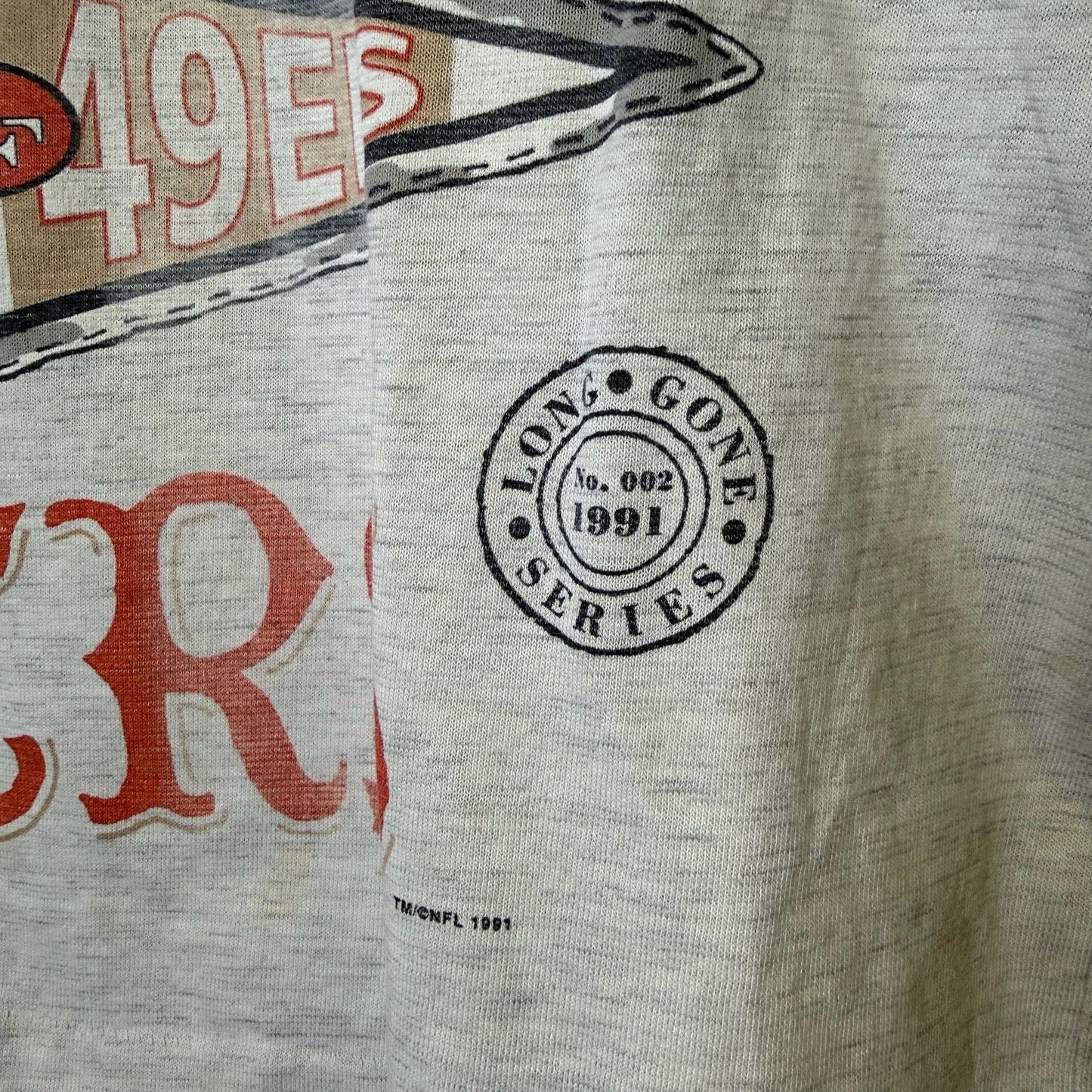 90s San Francisco 49ers NFL Long Gone T-Shirt Sz XL (B2576)