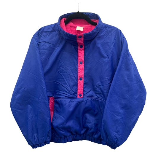 90's Neon Colorblock Jacket Sz M (A3171)