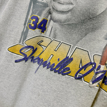 90's Shaq LA Lakers NBA T-Shirt Sz 2XL (B1637)