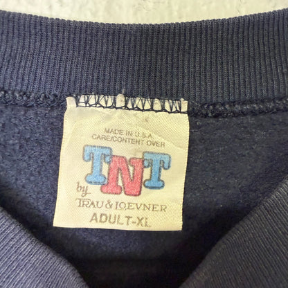 90's Notre Dame Fighting Irish Spell Out NCAA Crewneck Sz XL (B664)