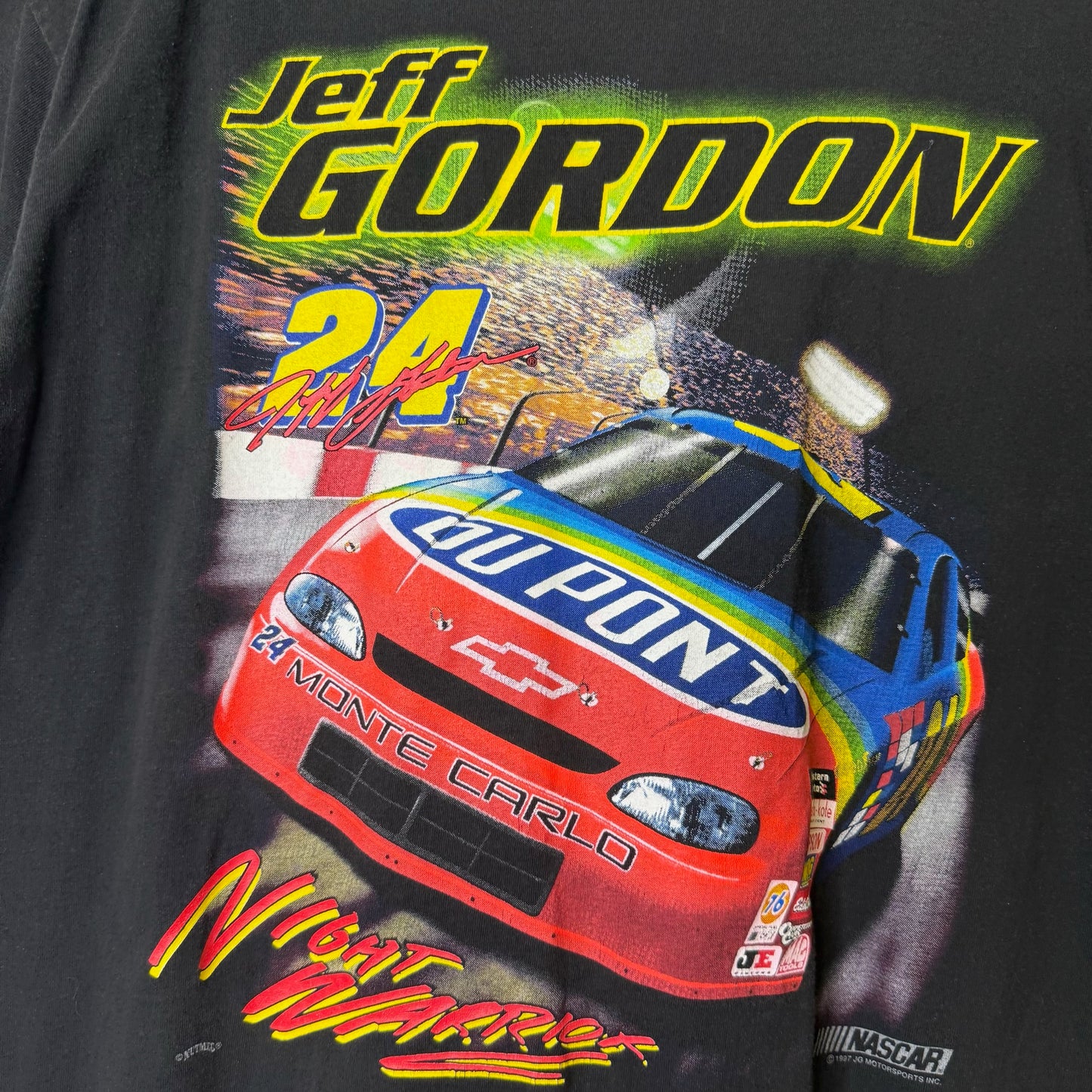 1997 Jeff Gordon NASCAR T-shirt Sz XL (B2377)