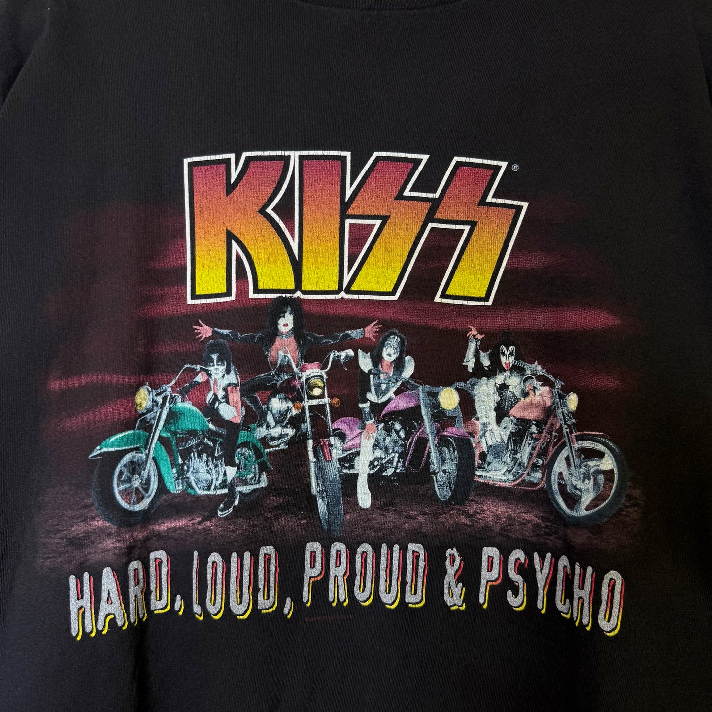 90's KISS Proud & Psycho Tour T-Shirt Sz XL (B1724)