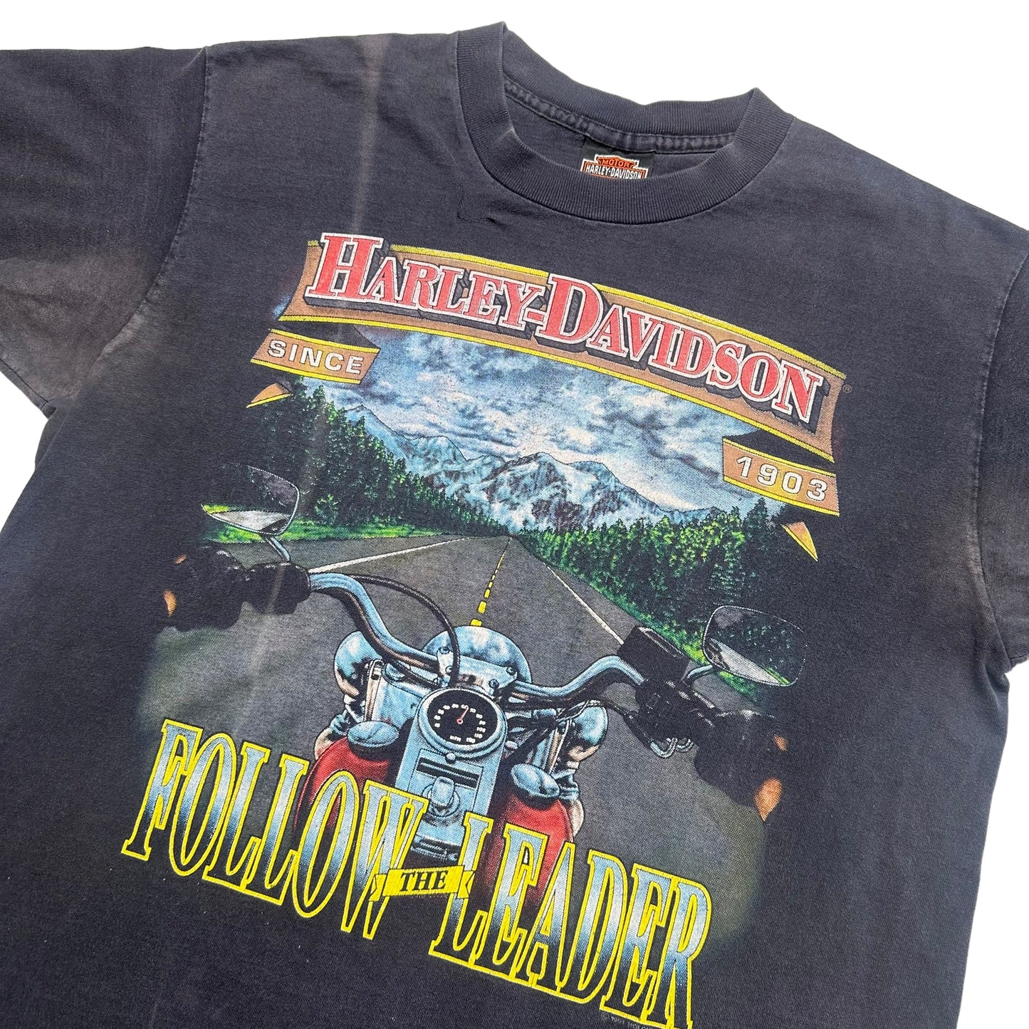 1991 Harley Davidson Motorcycle T-shirt Sz L (A5667)