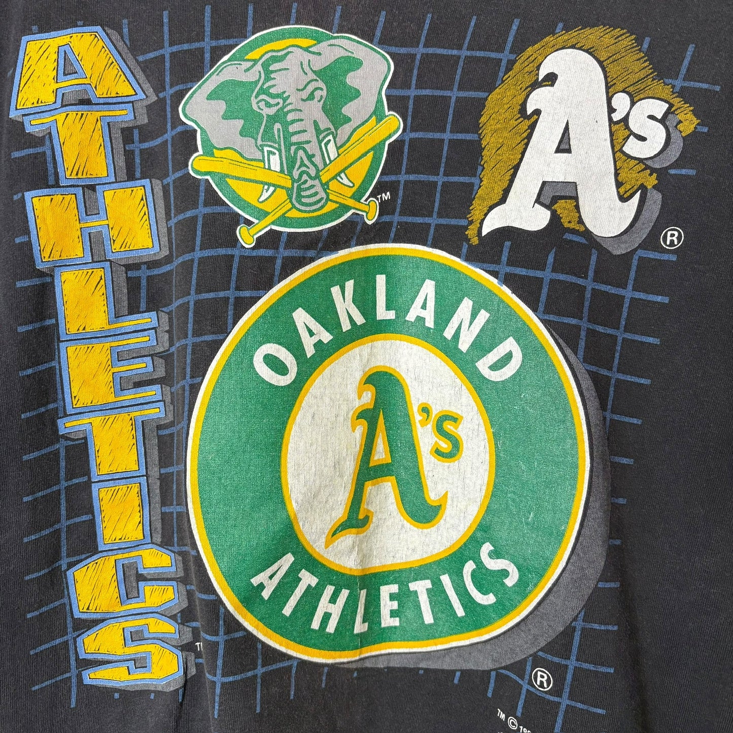 1992 Oakland Athletics T-shirt Sz L (A7273)