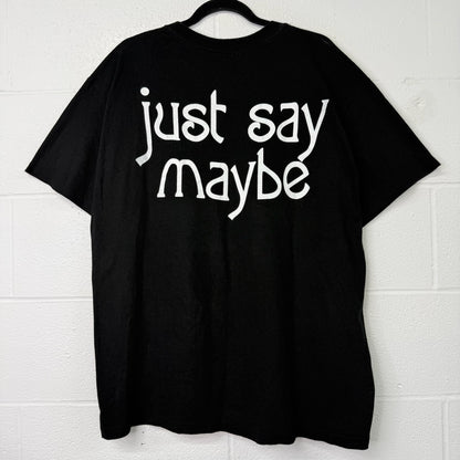 90s Smashing Pumpkins Just Say Maybe Backstage Pass Band T-Shirt Sz XL
