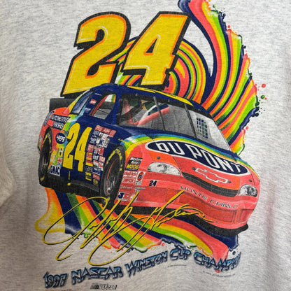 1997 Jeff Gordon NASCAR Crewneck Sz L (A3460)