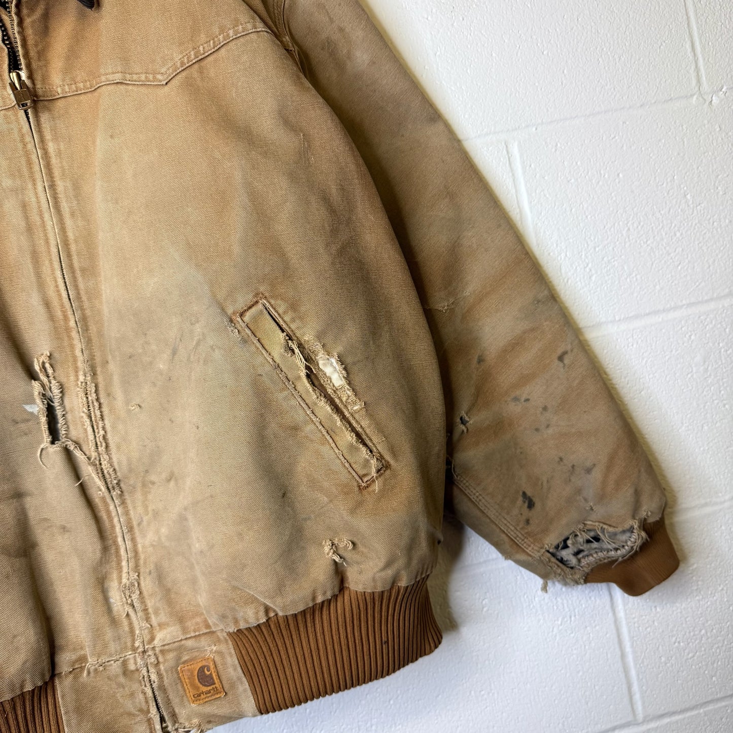 Carhartt Tan Santa Fe Jacket Sz XL (A9752)
