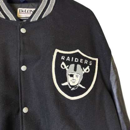 90s Los Angeles Raiders NFL Letterman Jacket