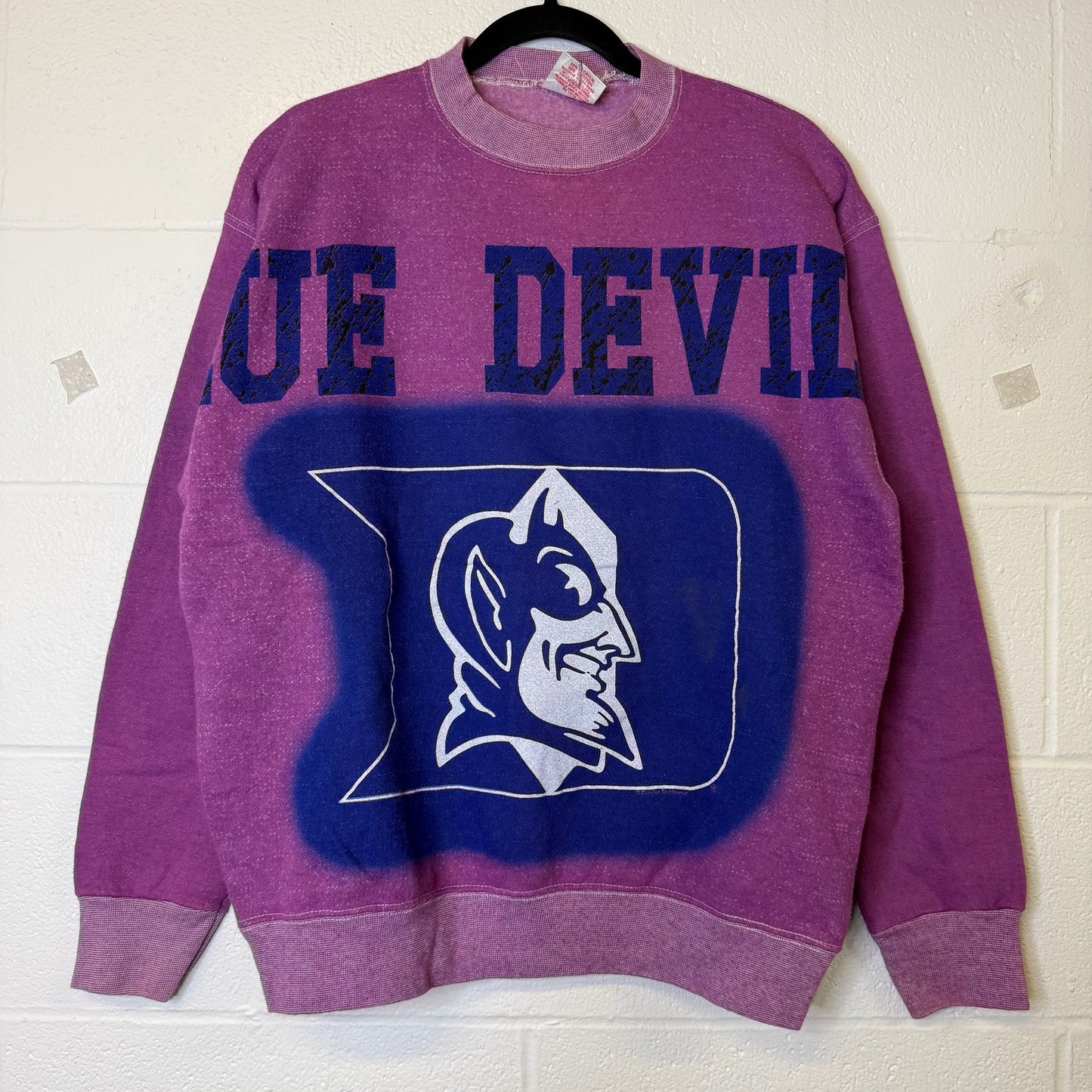 90s Duke Blue Devils Spellout Sweater Men’s L (B2563)
