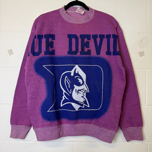 90s Duke Blue Devils Spellout Sweater Men’s L (B2563)