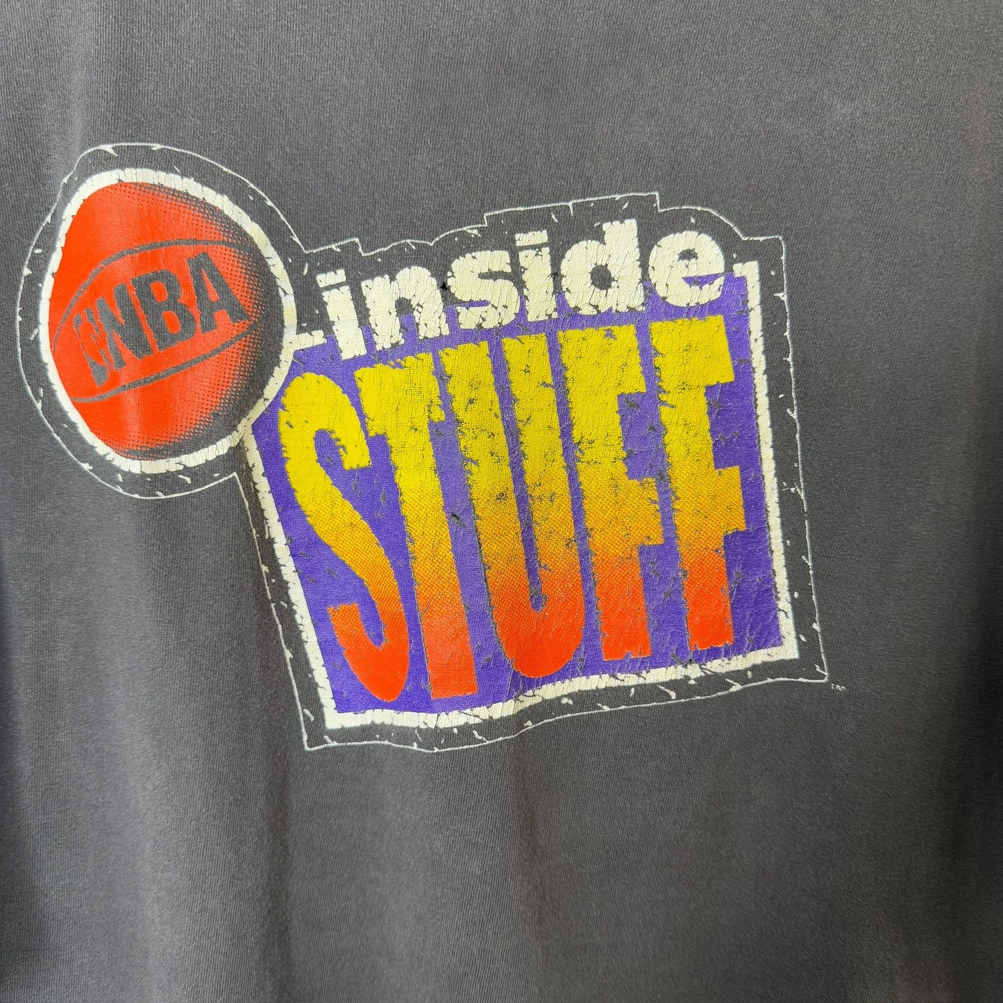 90s NBA Inside Stuff T-shirt Sz XL (A1597)