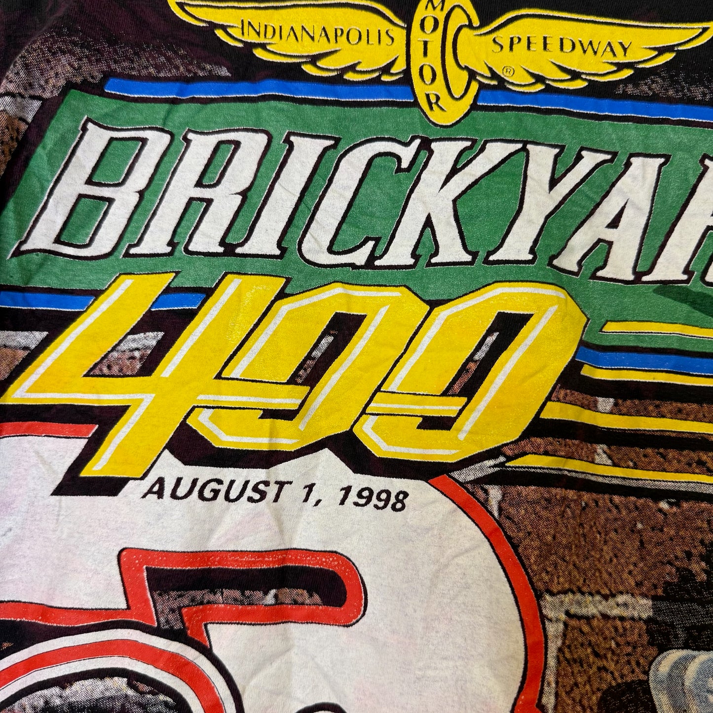 1998 Dale Earnhardt NASCAR AOP T-Shirt Size L (B1772)