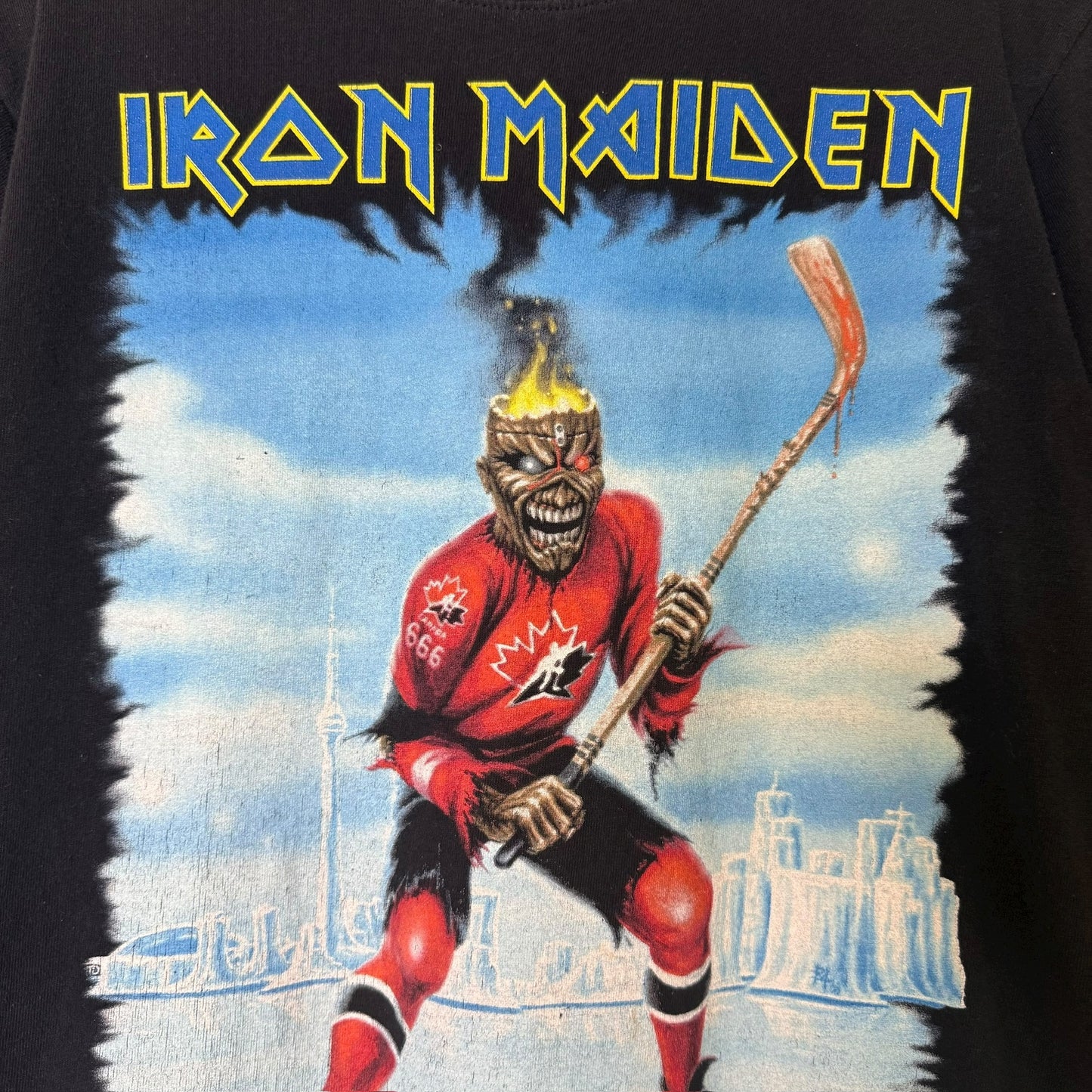 2008 Iron Maiden Team Canada T-Shirt Sz M